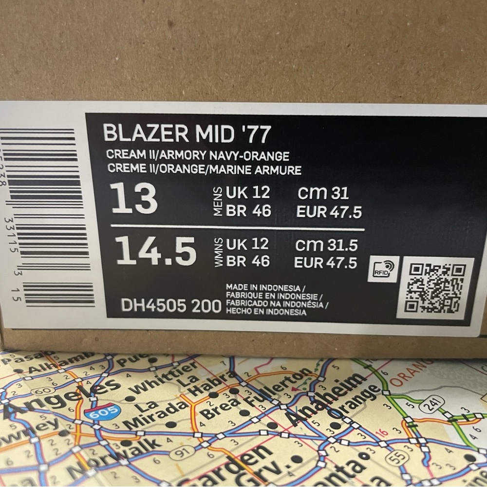 Nike Blazer Mid 77’ (Men’s Size 13).